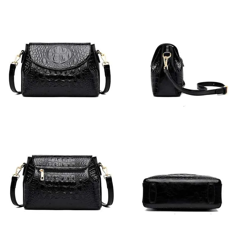 Cayman Faux Leather Shoulder Bag