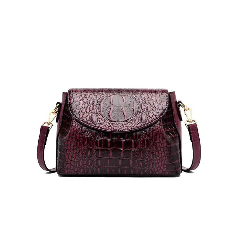 Cayman Faux Leather Shoulder Bag