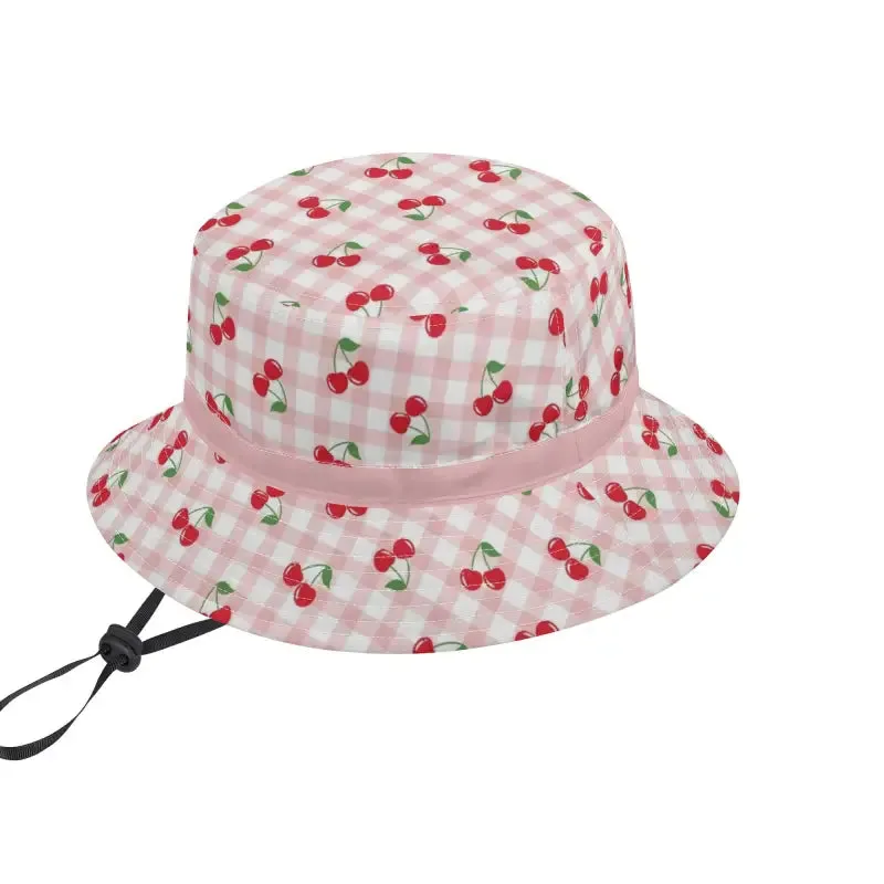 Cherries on Top Check Bucket Hat for Summer Shenanigans
