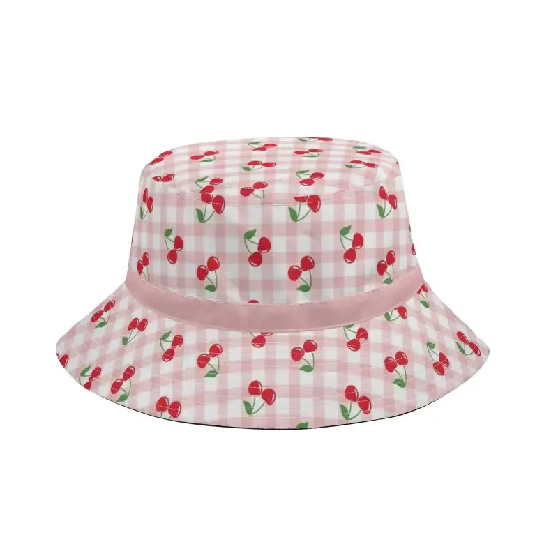 Cherries on Top Check Bucket Hat for Summer Shenanigans