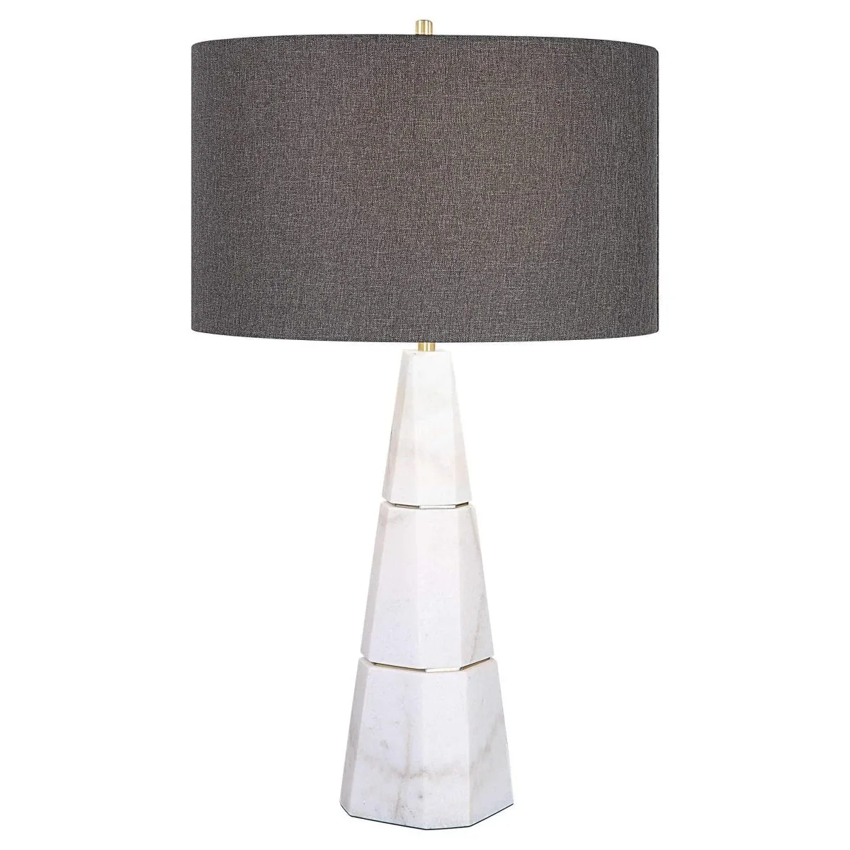 Citadel White Marble Table Lamp