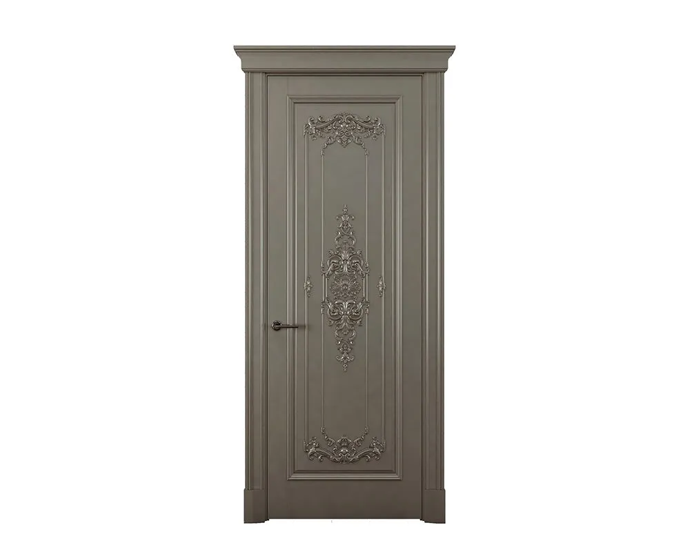 Classic European Style Hand Carved Wooden Door