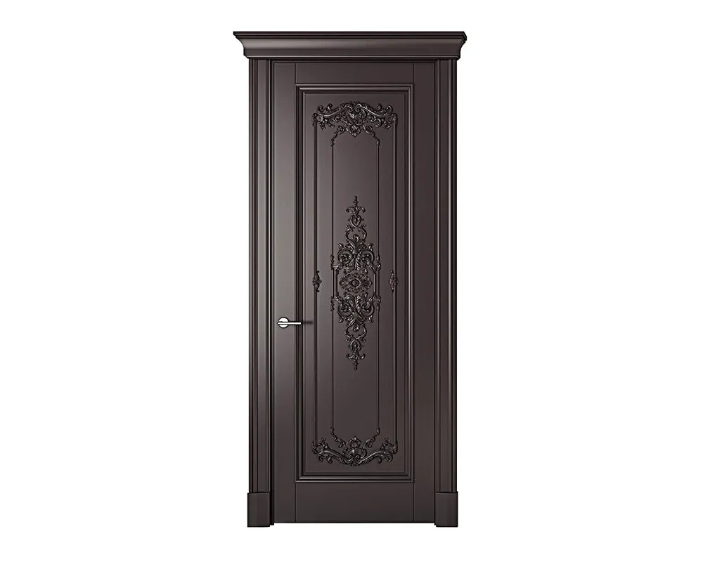 Classic European Style Hand Carved Wooden Door