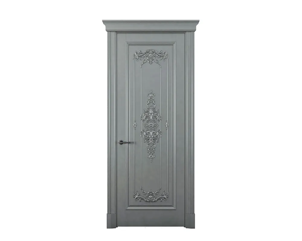 Classic European Style Hand Carved Wooden Door