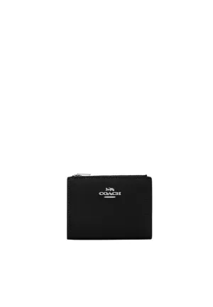 Coach Billfold Wallet Wallet Refined Pebbled Leather In Bk Badlands Flr CM315