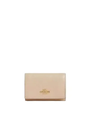 Coach Micro Wallet In Ivory CU914