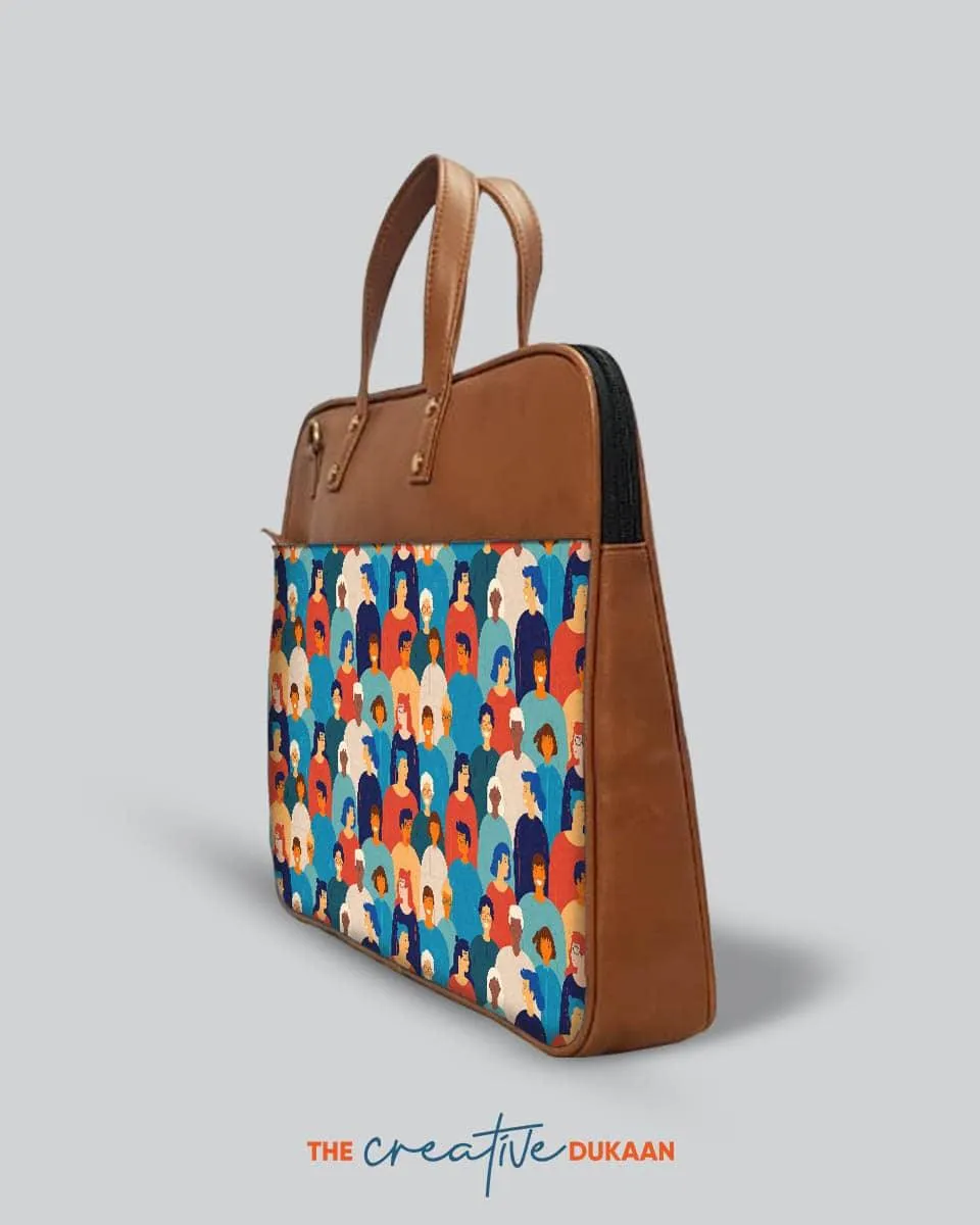 Colorful People - The Vegan Leather Laptop Bag