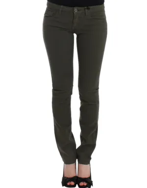 Costume National Green slim leg jeans