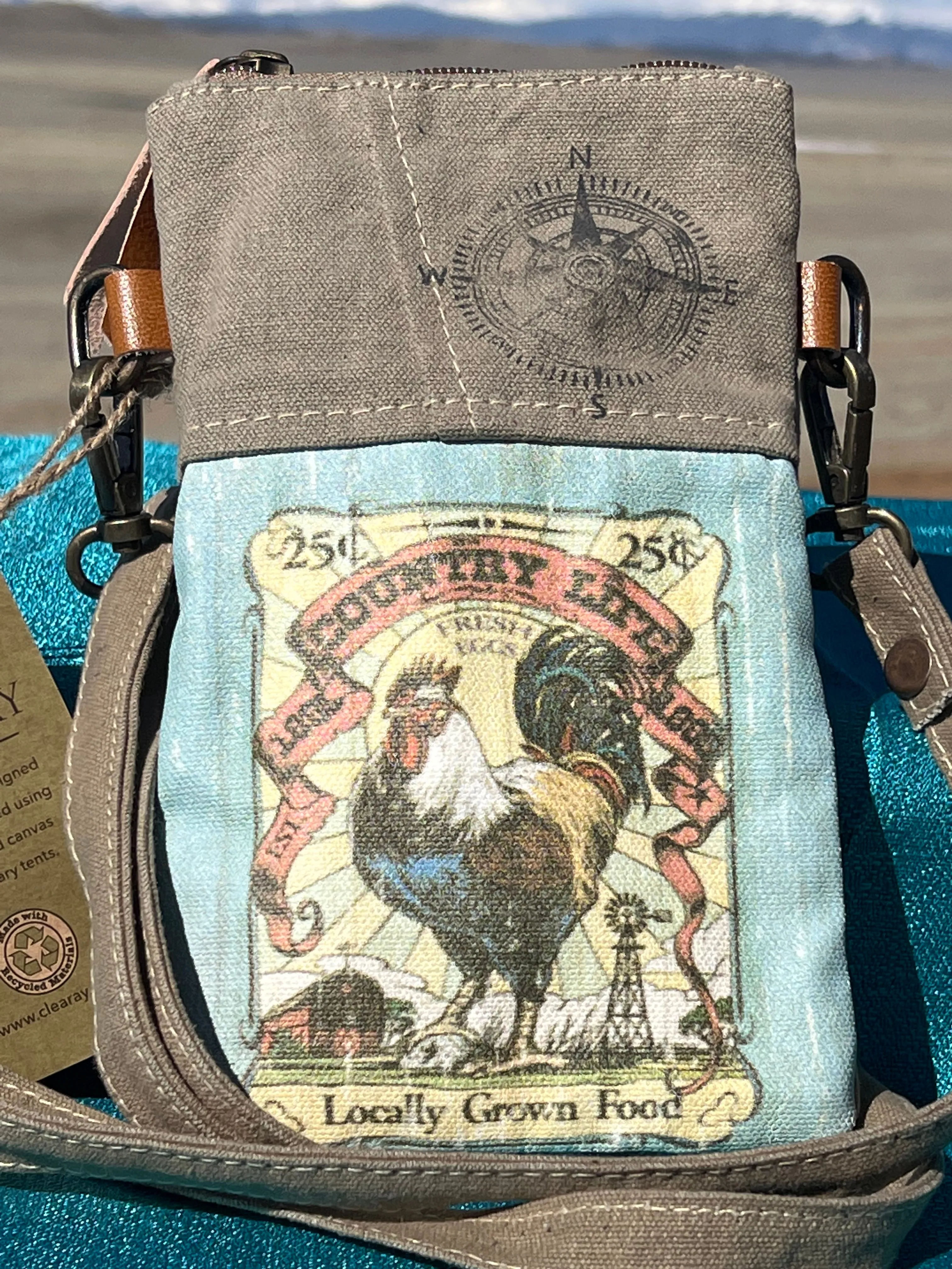 Country Life Wristlet/Crossbody Bag