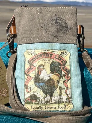 Country Life Wristlet/Crossbody Bag