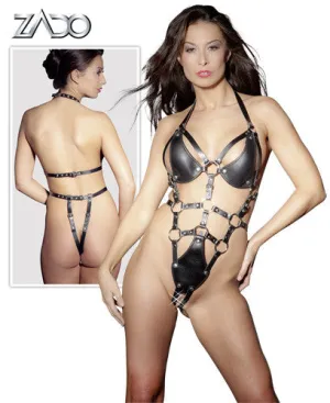 Crotchless Leather Body