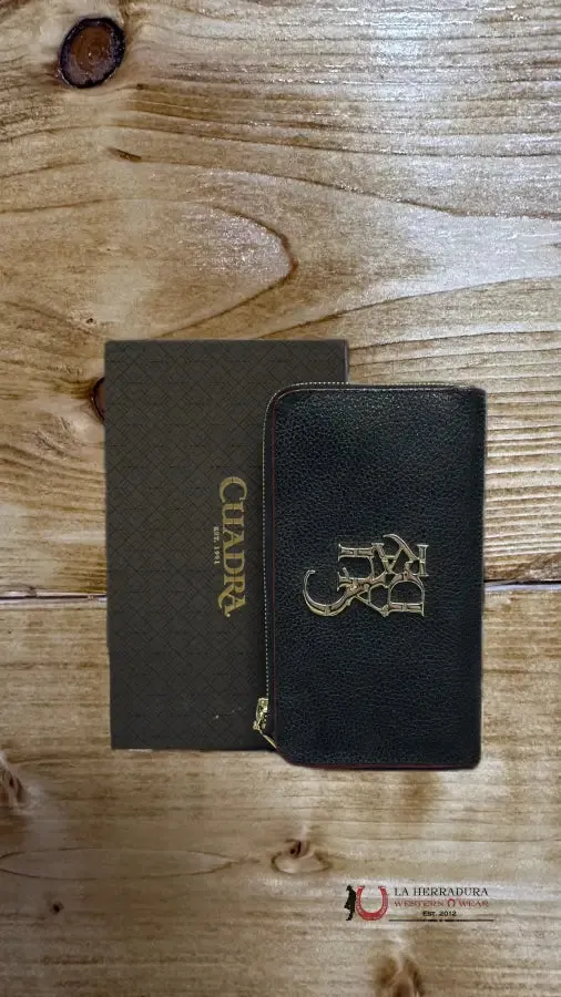 CUADRA RES BLACK RED WALLET