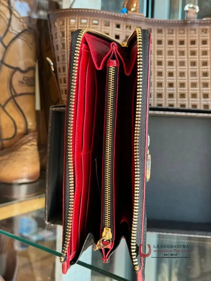 CUADRA RES BLACK RED WALLET