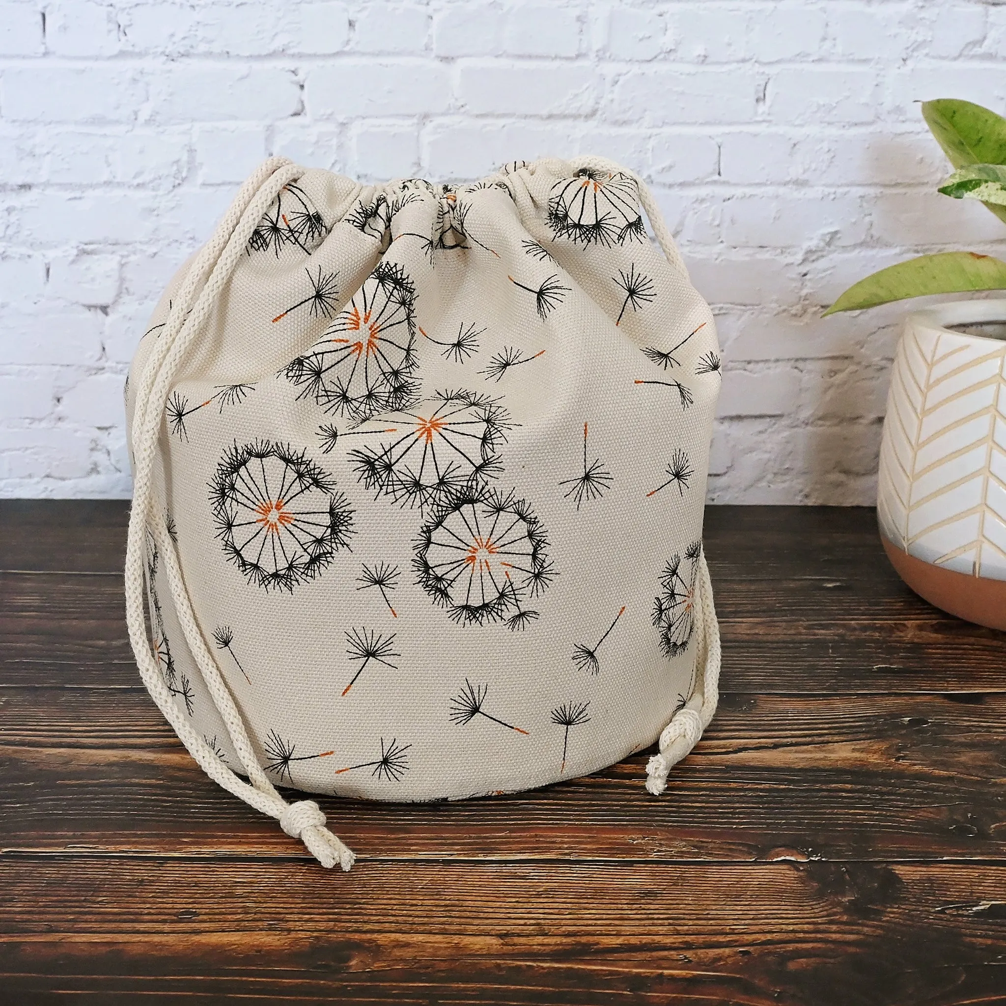 Dandelion Bucket Bag