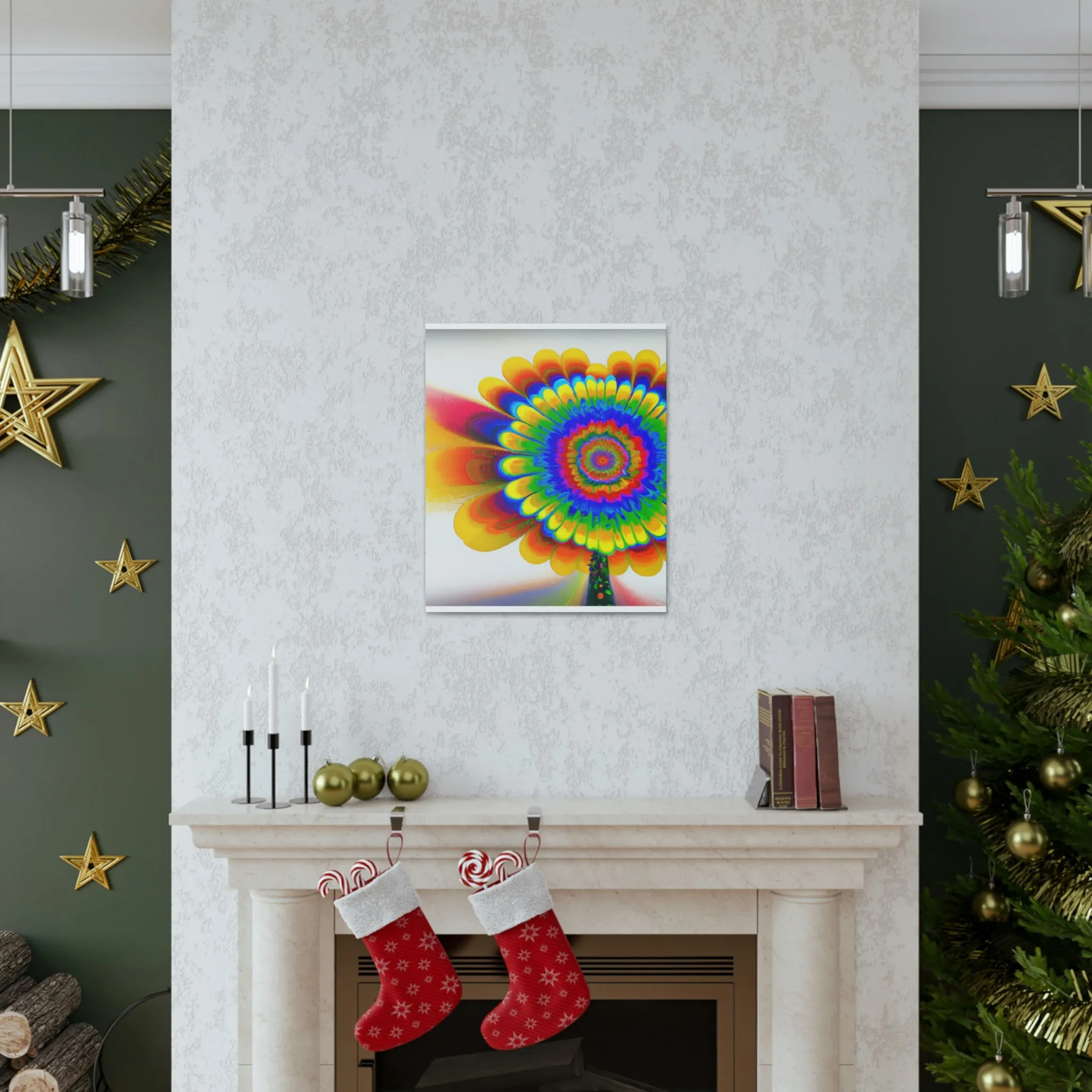 Dazzling Bloom. - Canvas