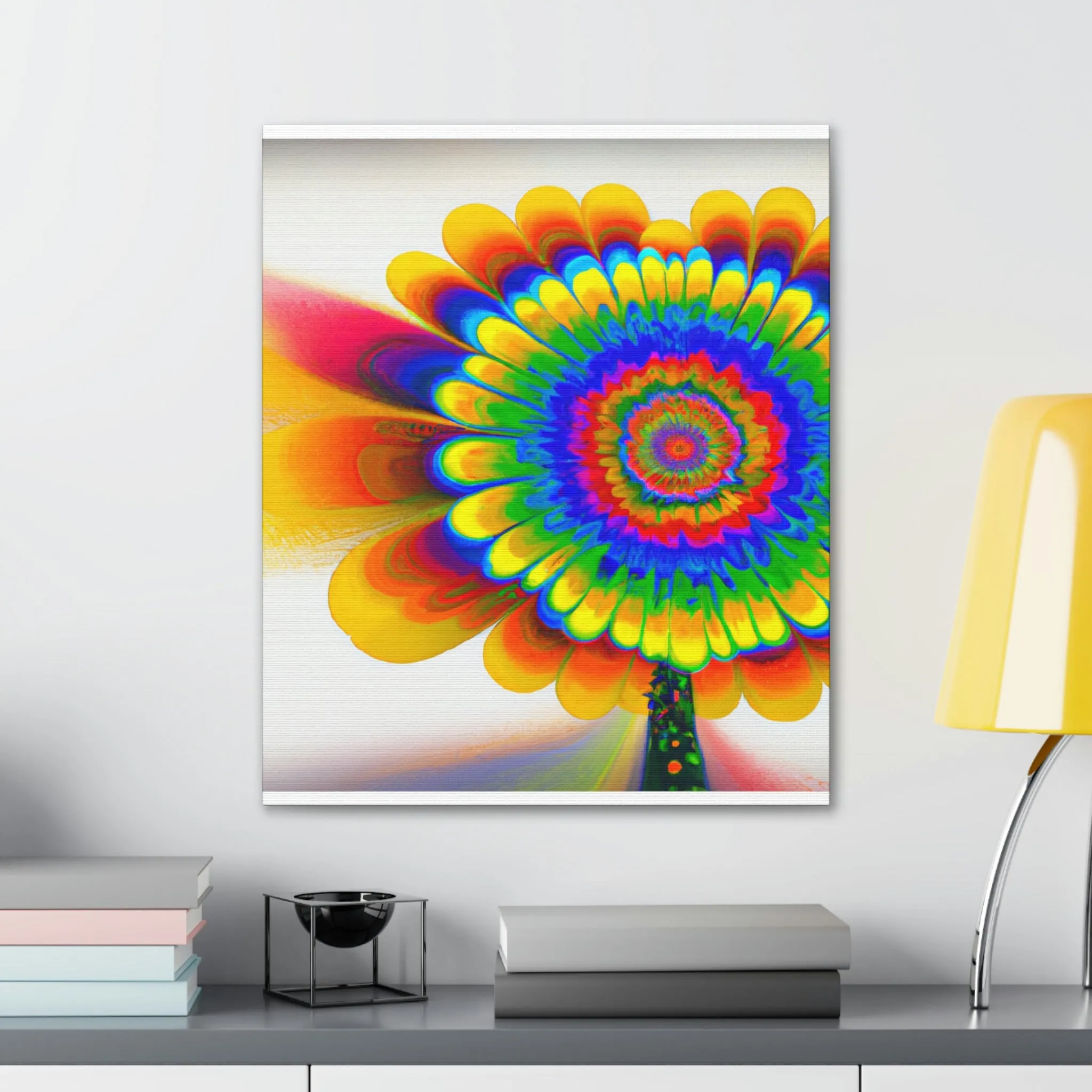 Dazzling Bloom. - Canvas
