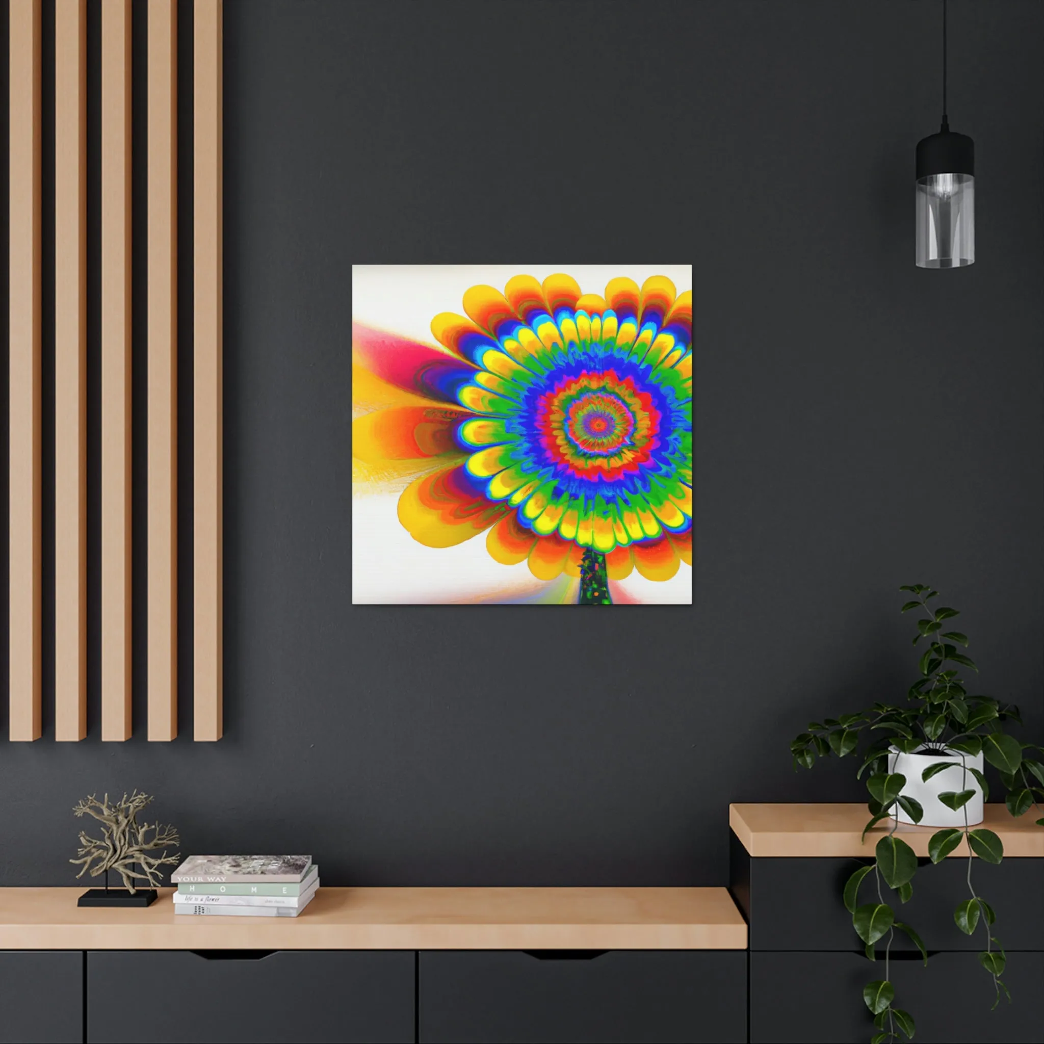 Dazzling Bloom. - Canvas