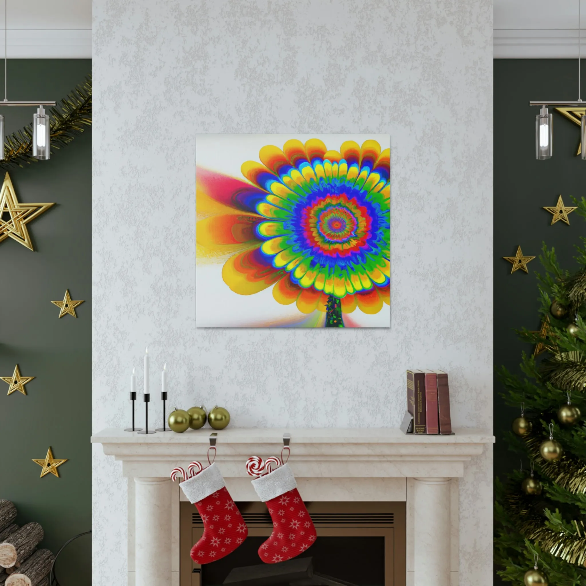 Dazzling Bloom. - Canvas