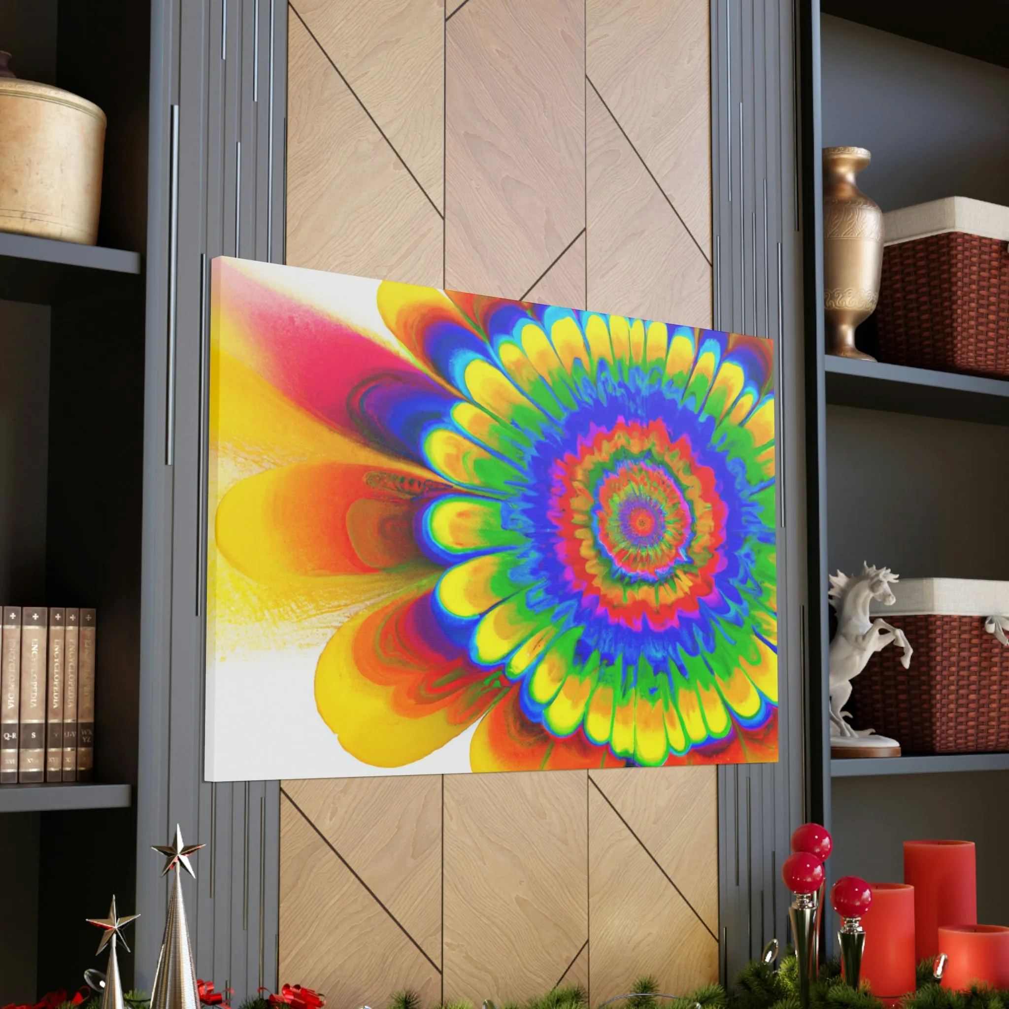 Dazzling Bloom. - Canvas