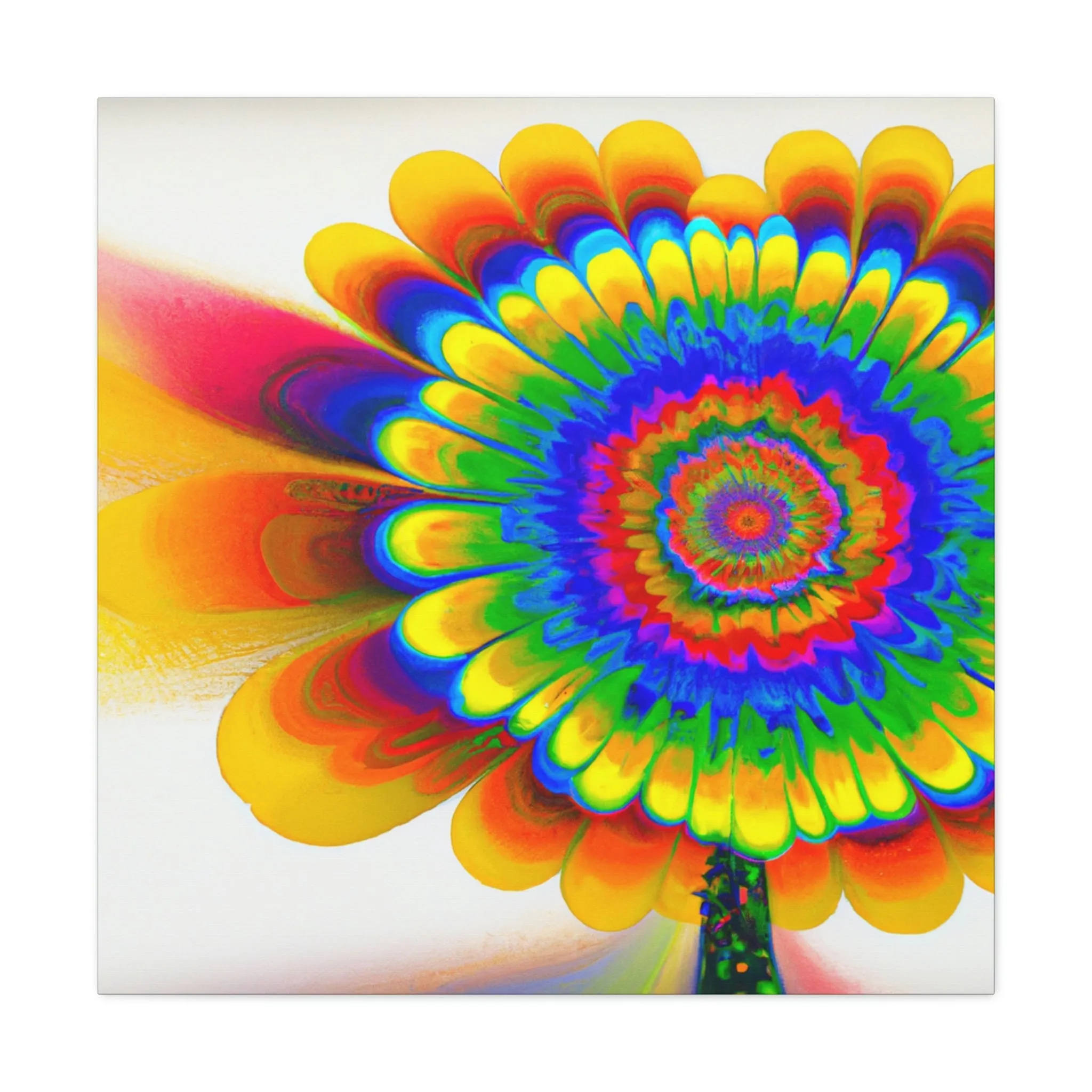 Dazzling Bloom. - Canvas