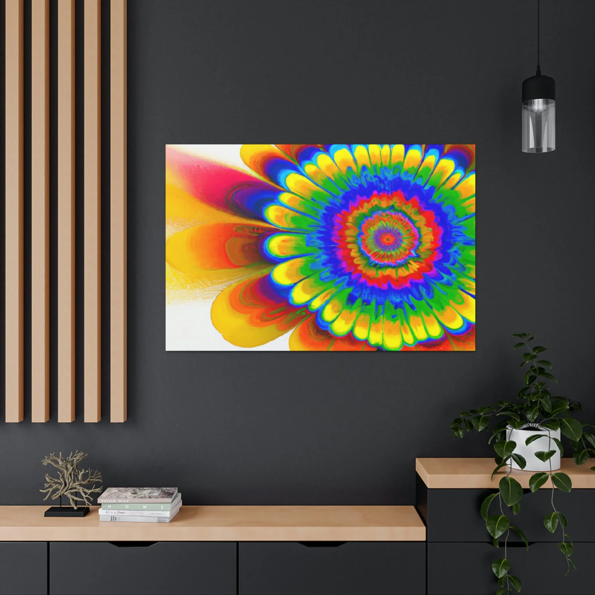 Dazzling Bloom. - Canvas