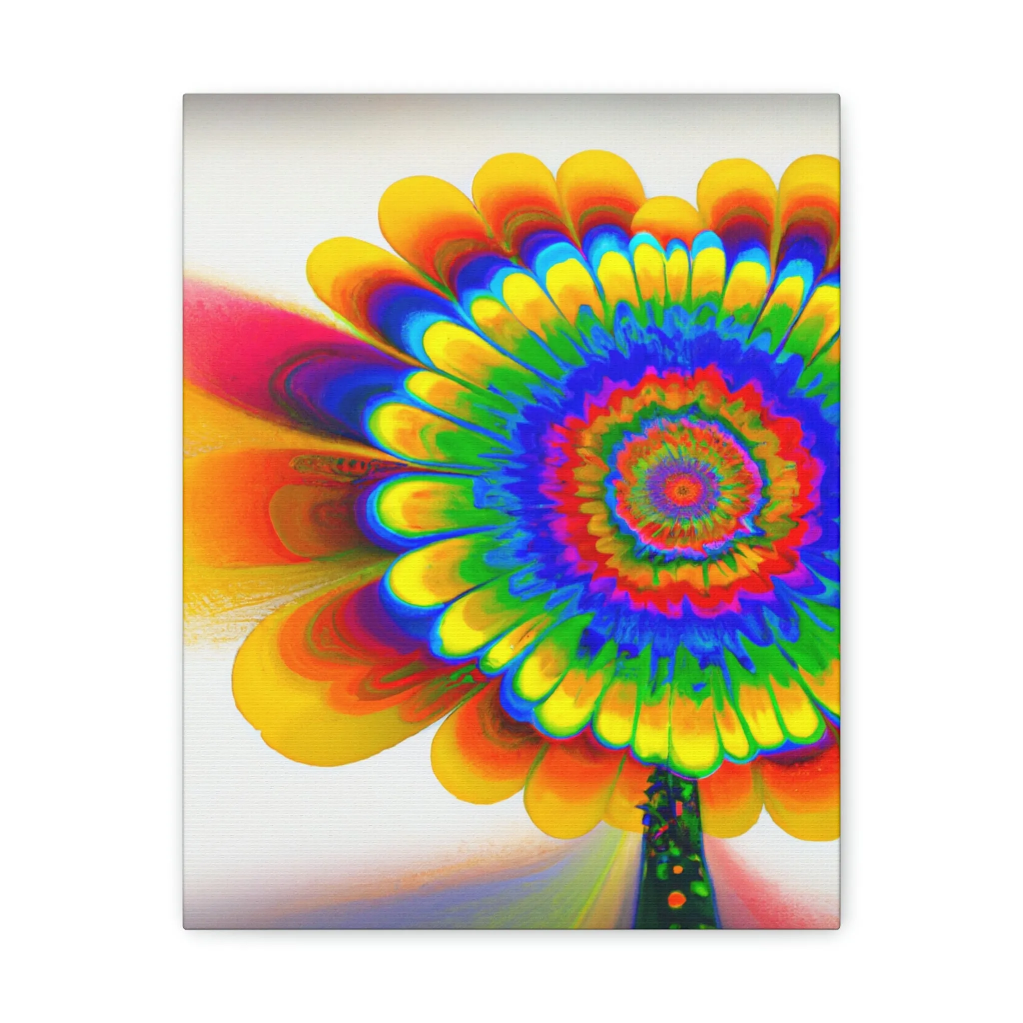 Dazzling Bloom. - Canvas