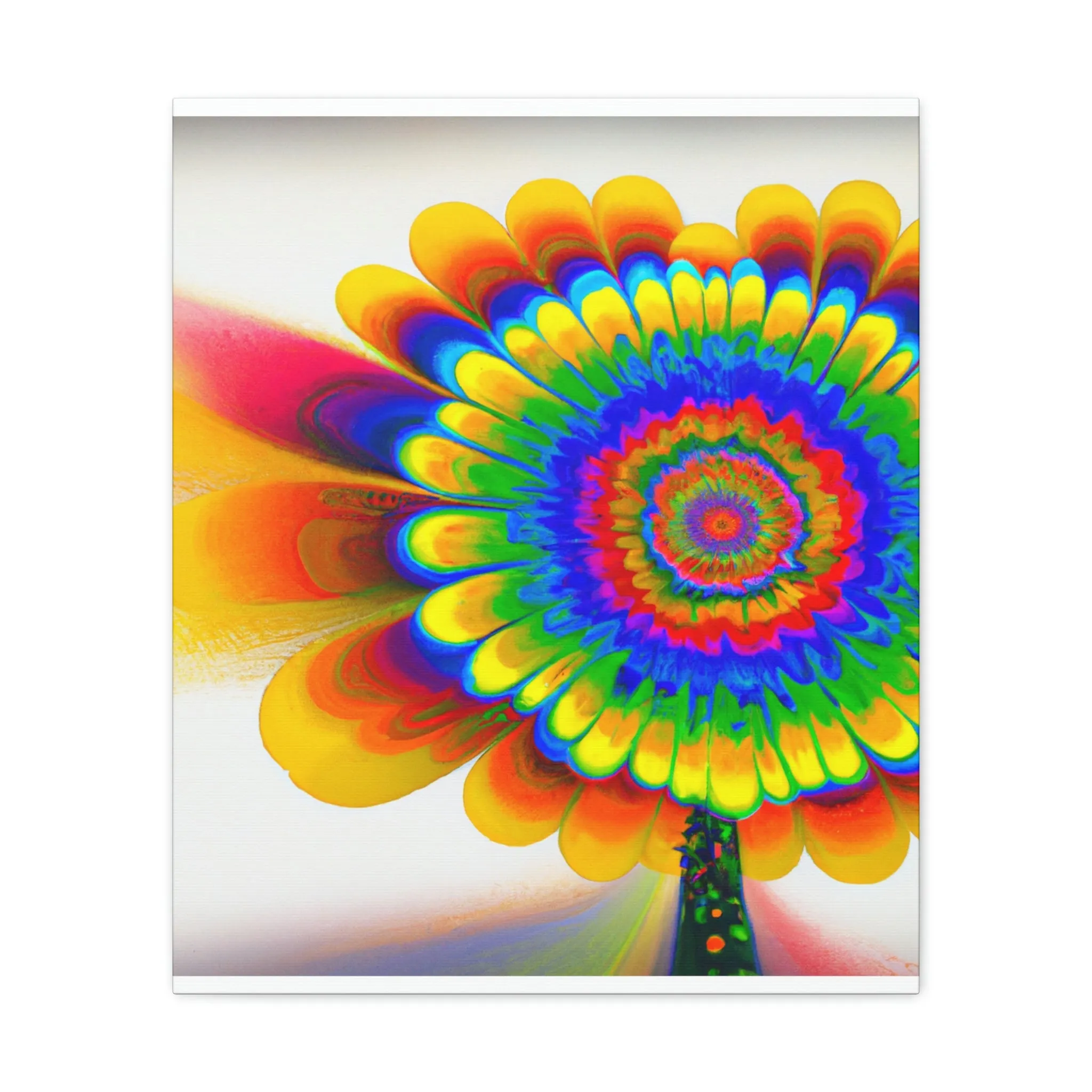 Dazzling Bloom. - Canvas