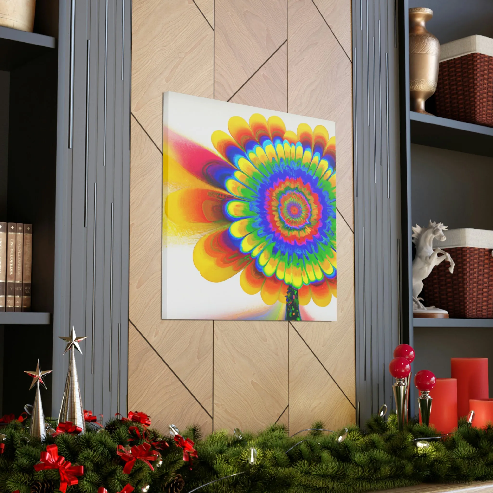 Dazzling Bloom. - Canvas