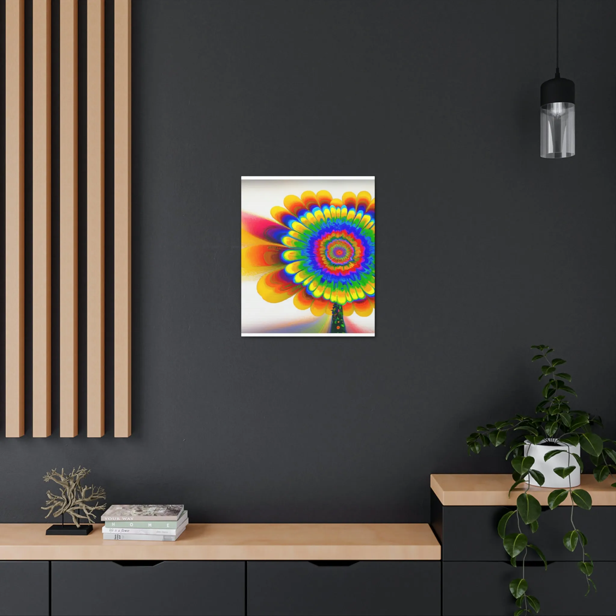 Dazzling Bloom. - Canvas