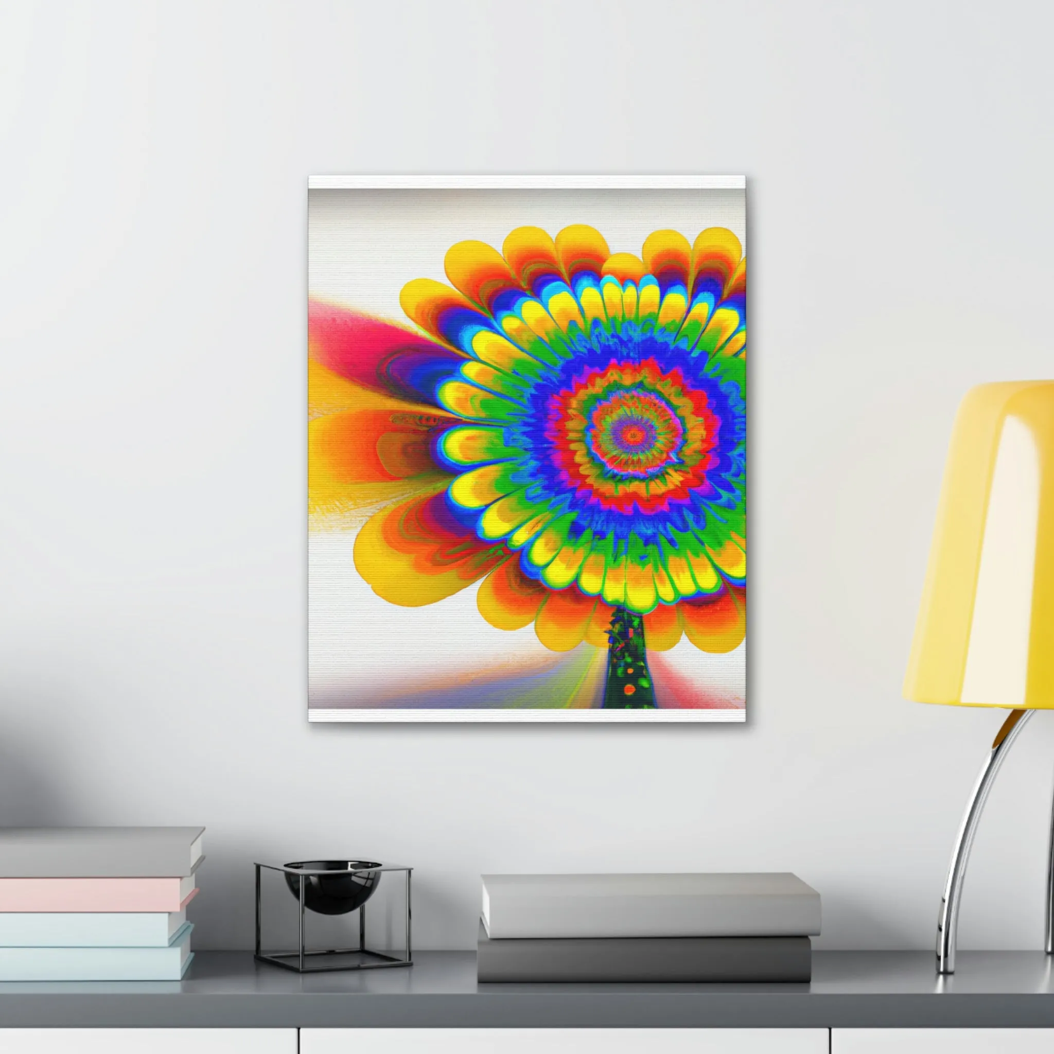 Dazzling Bloom. - Canvas