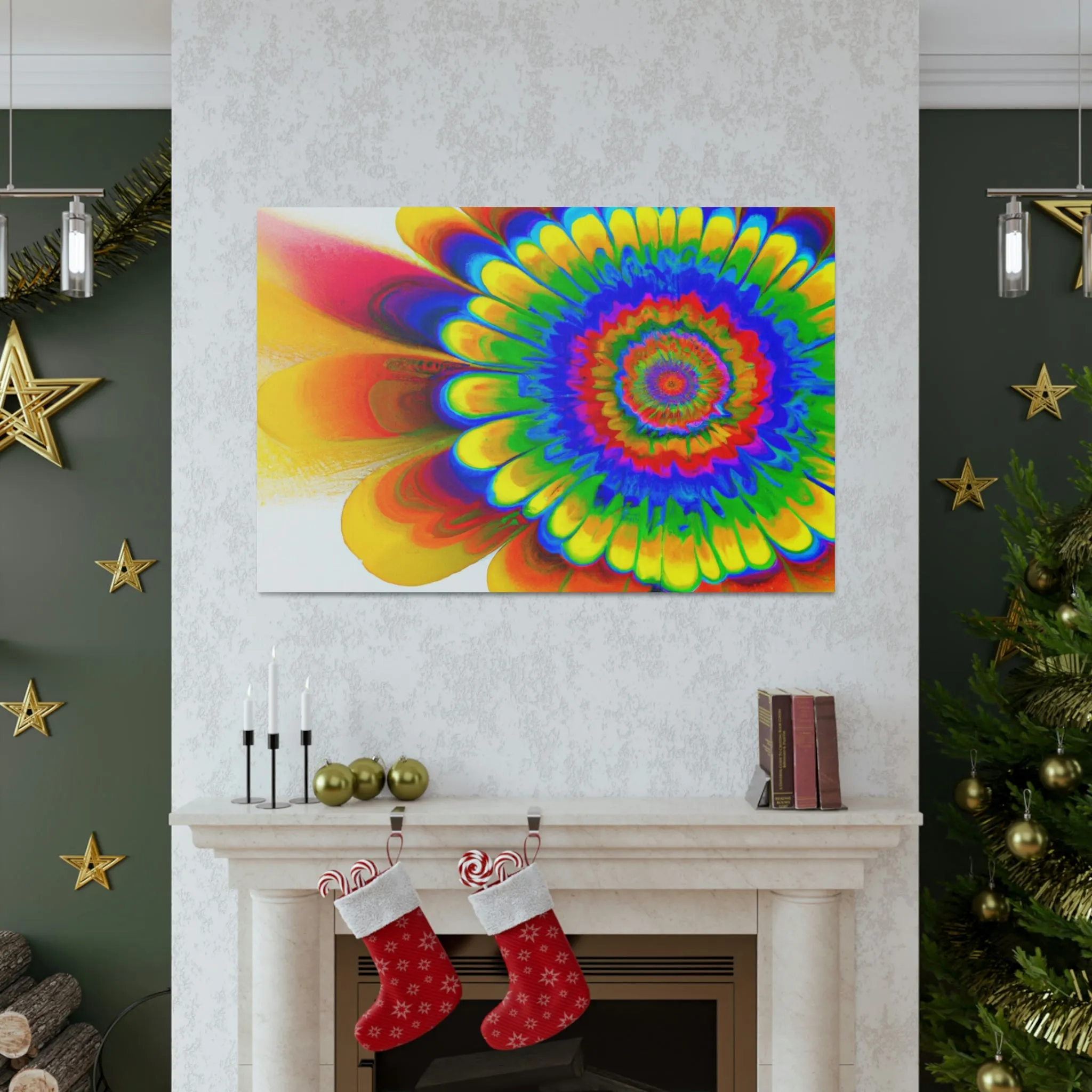 Dazzling Bloom. - Canvas