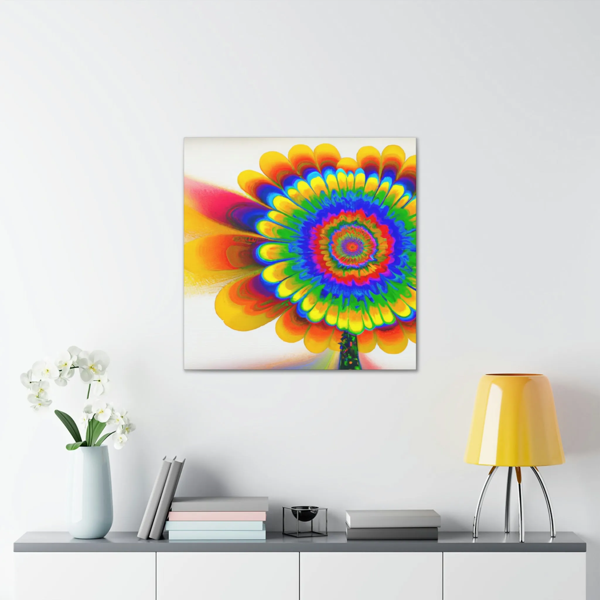 Dazzling Bloom. - Canvas