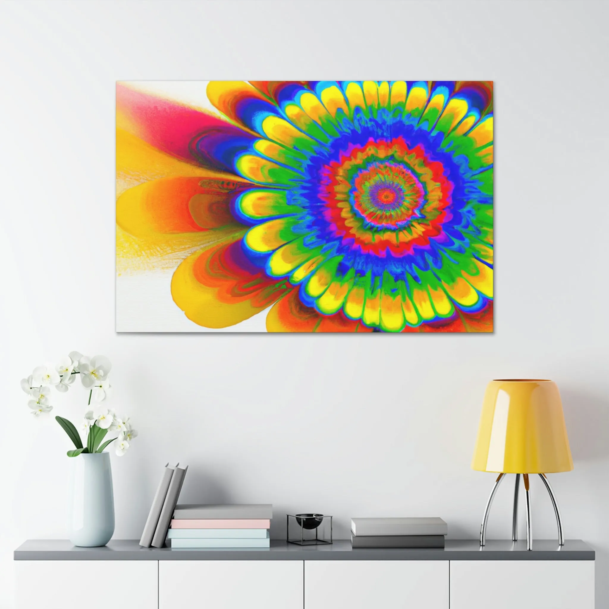 Dazzling Bloom. - Canvas
