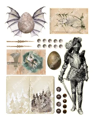 Dazzling Dragons Embellishments 2 - 9471