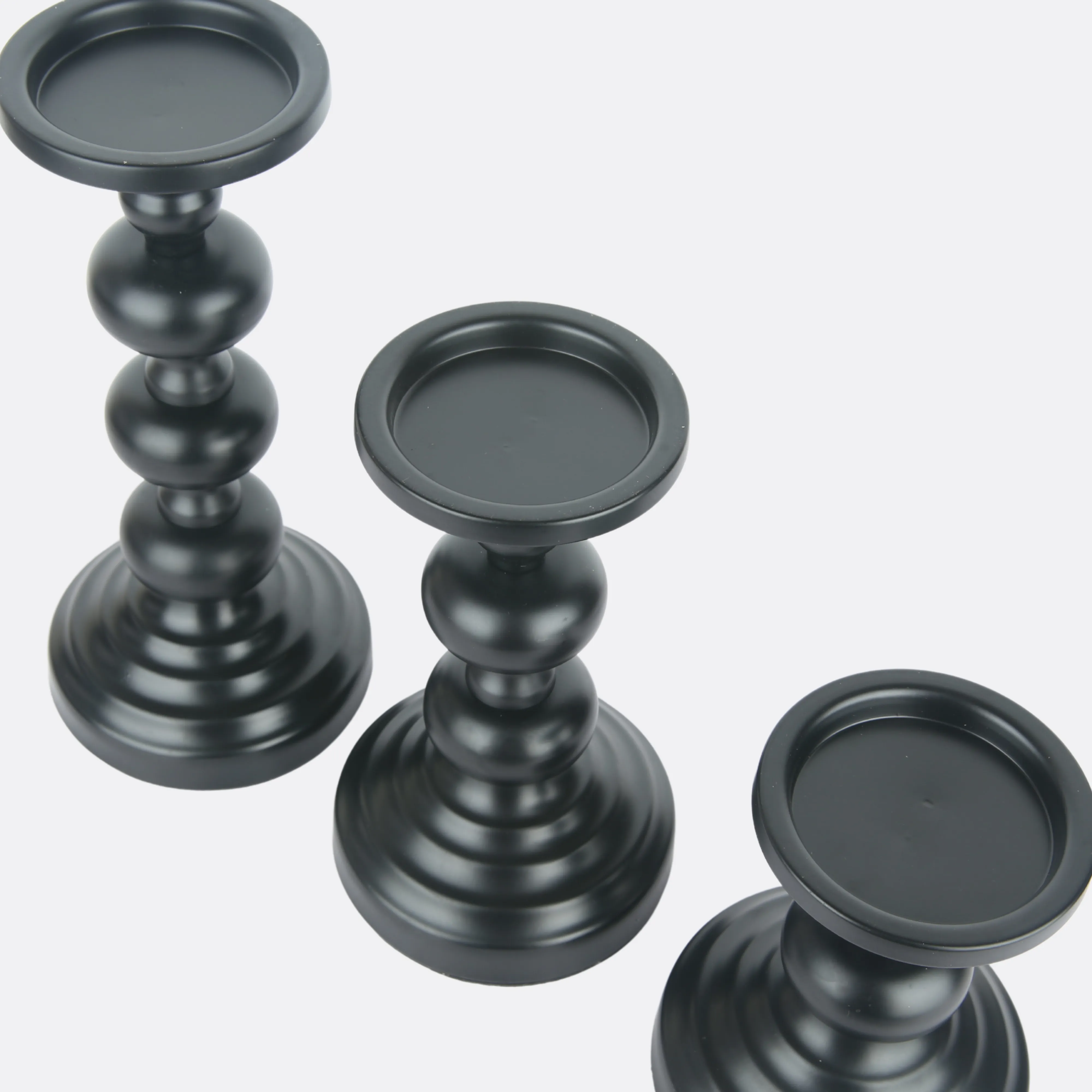 Dazzling Metallic Candle Holders ( Set OF 3 )