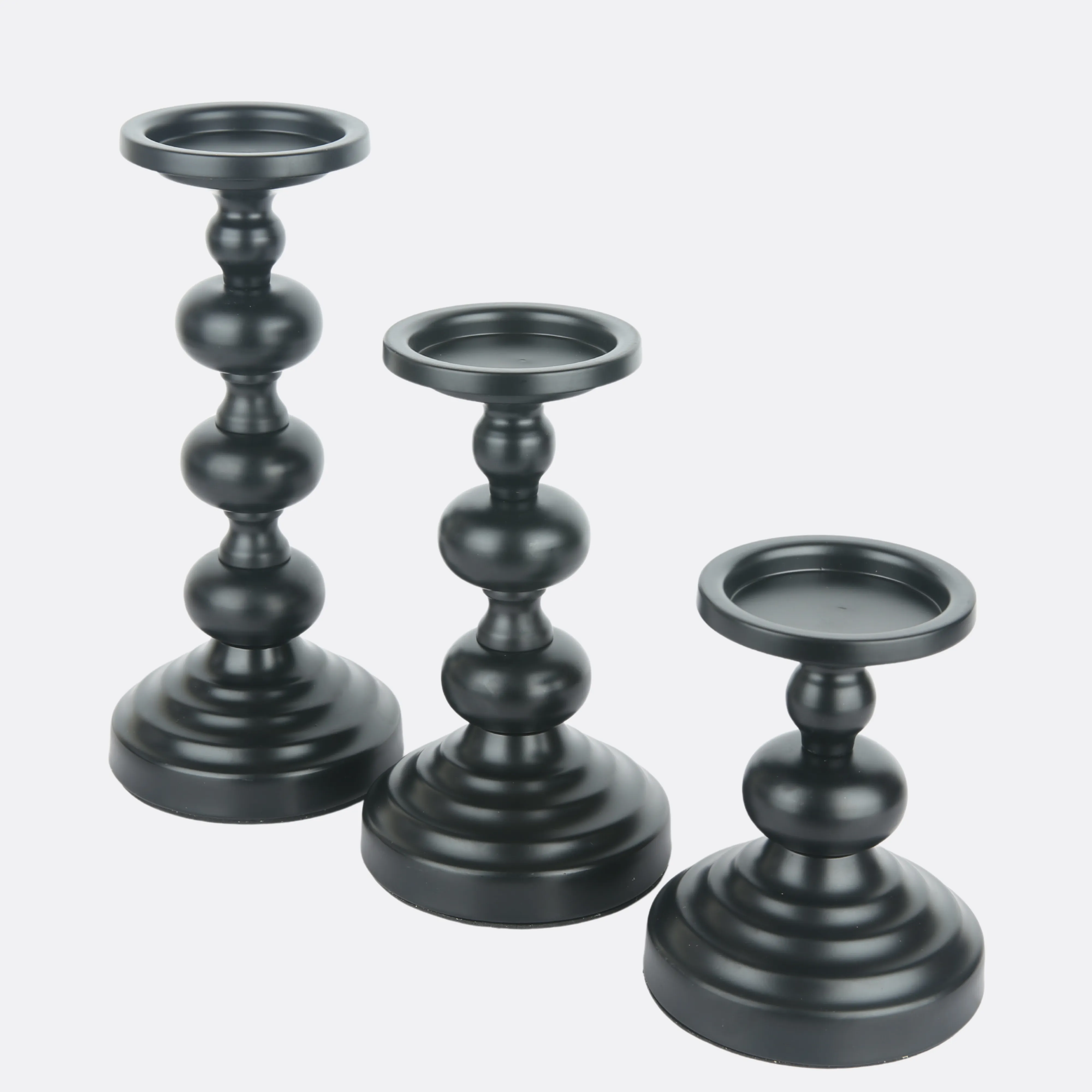 Dazzling Metallic Candle Holders ( Set OF 3 )