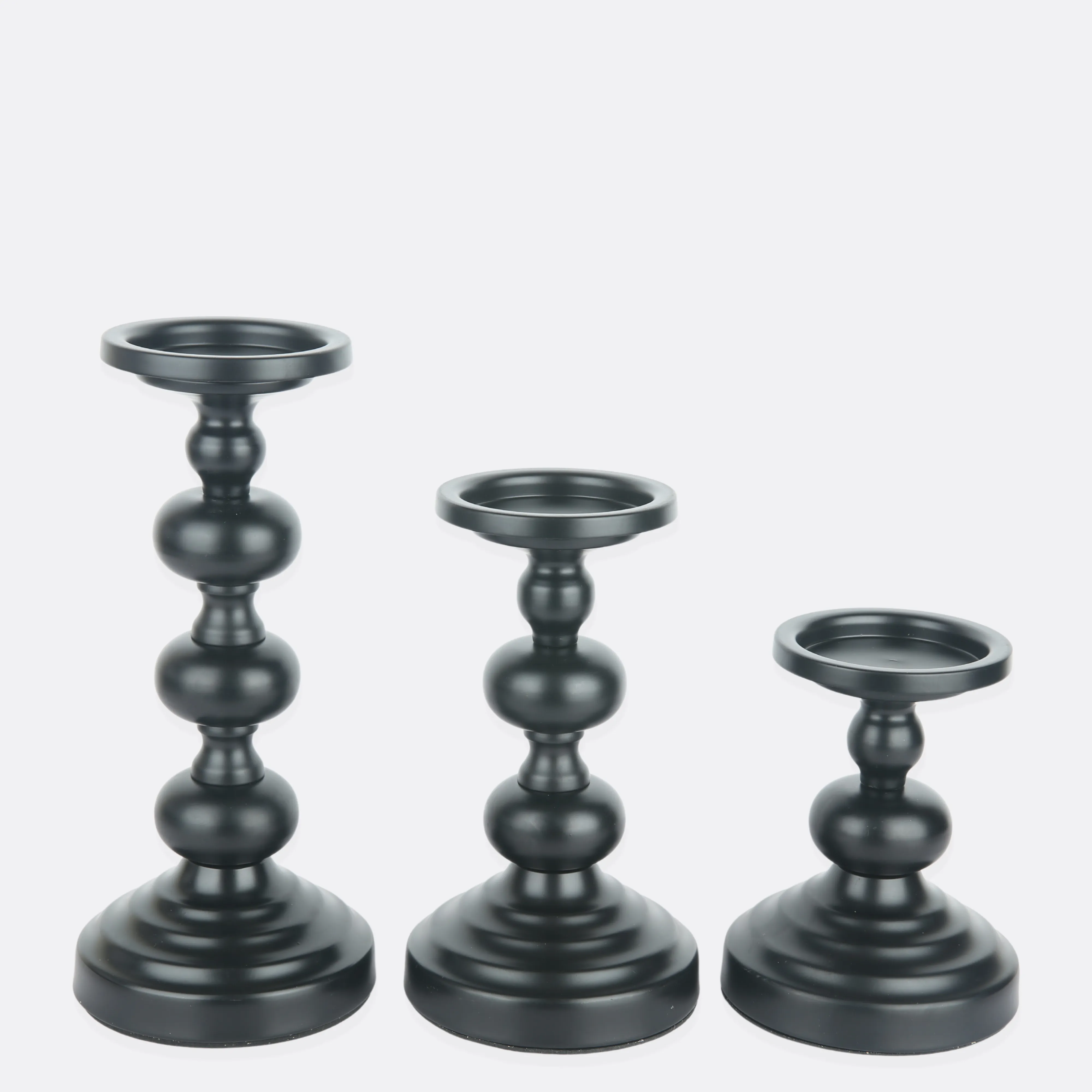 Dazzling Metallic Candle Holders ( Set OF 3 )