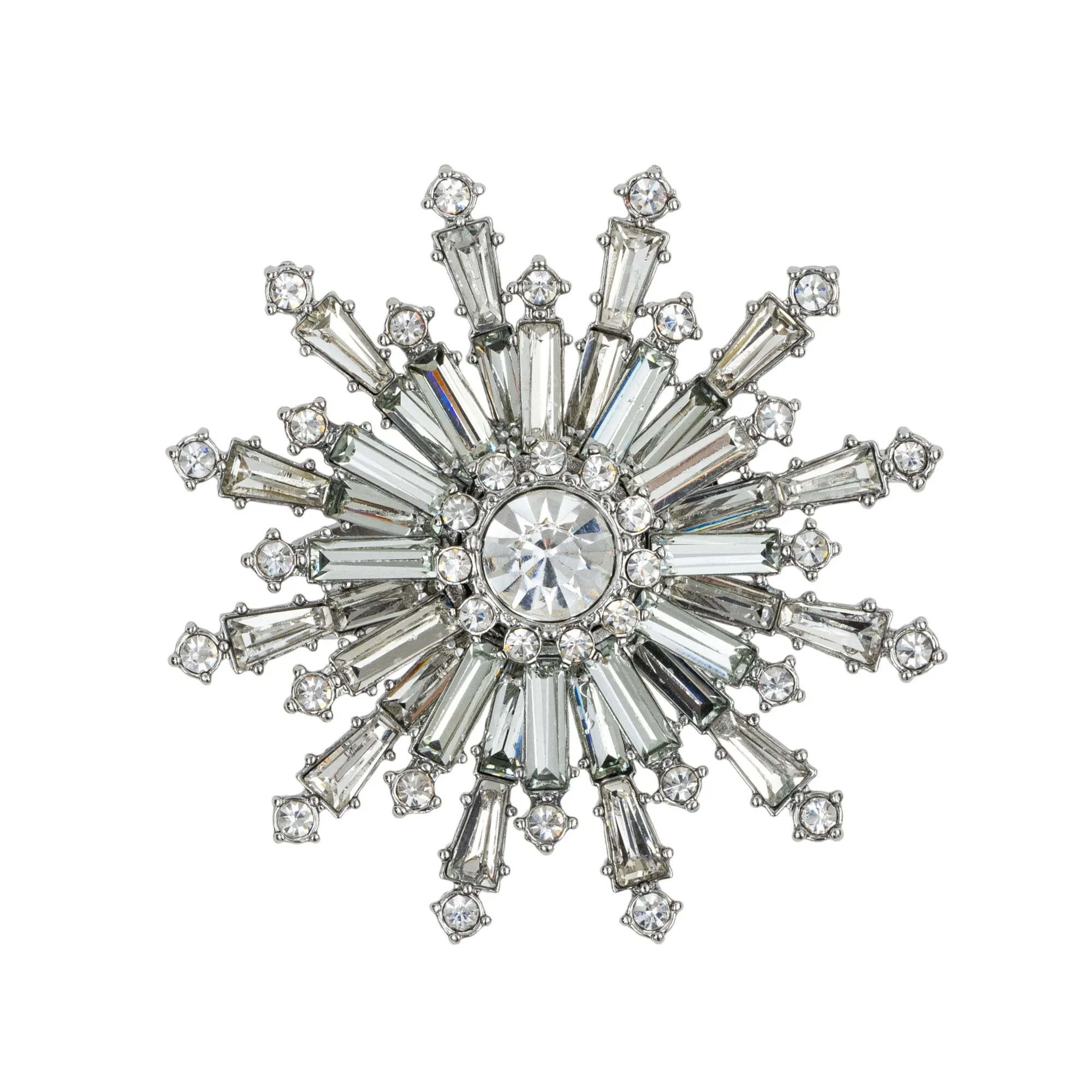 Dazzling Snowflake Napkin Rings, Set Of Four