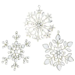 Dazzling Snowflake Ornaments