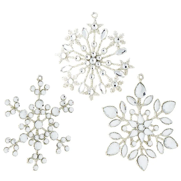 Dazzling Snowflake Ornaments