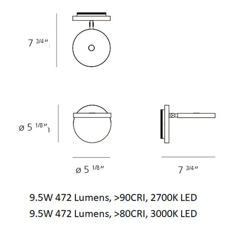 Demetra Wall Spot Light