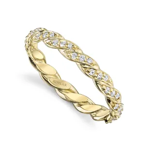 Diamond Melee Twist Eternity Band