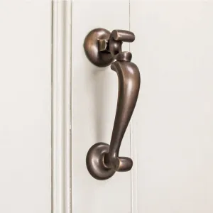Distressed Antique Brass Doctors Door Knocker