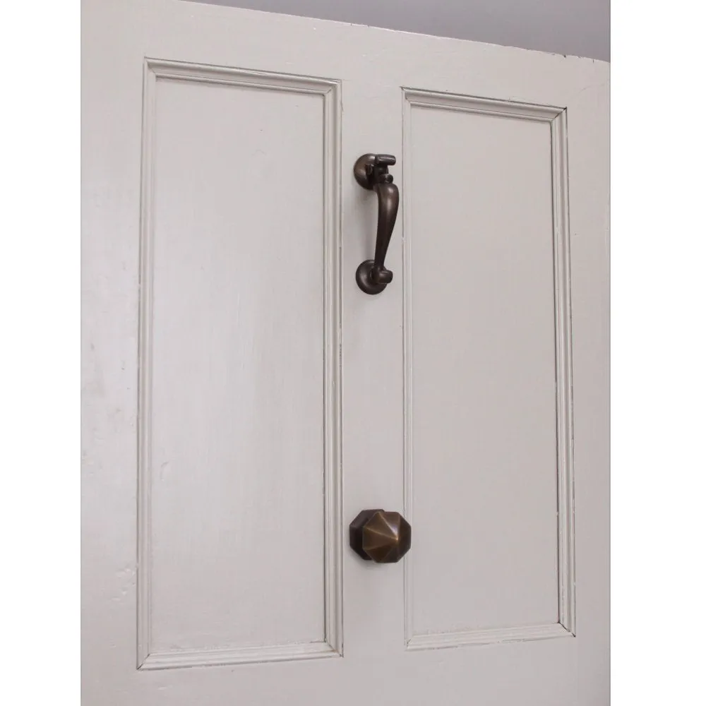 Distressed Antique Brass Doctors Door Knocker