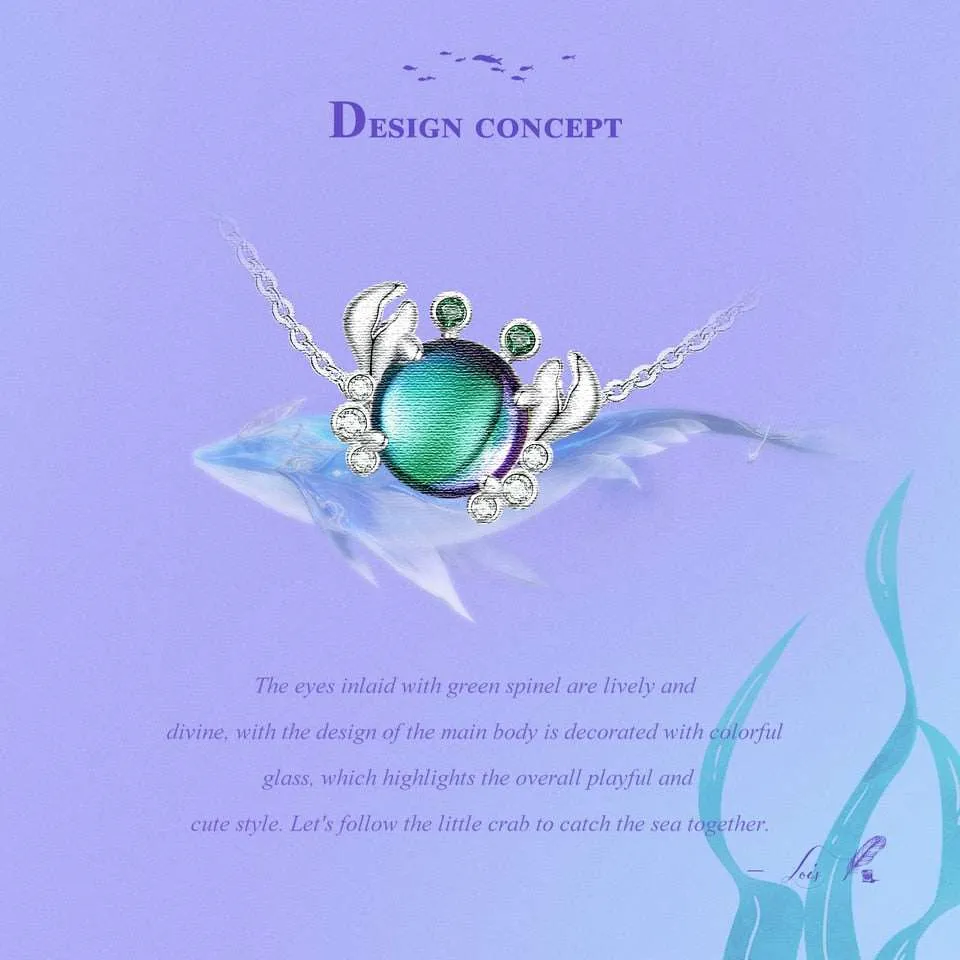 Dreamy Ocean Dazzling Crab Beads