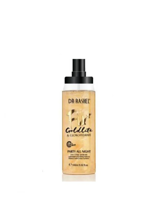 Dr.Rashel Fix  Goldlite & Glow, Hydrate Makeup Setting Spray