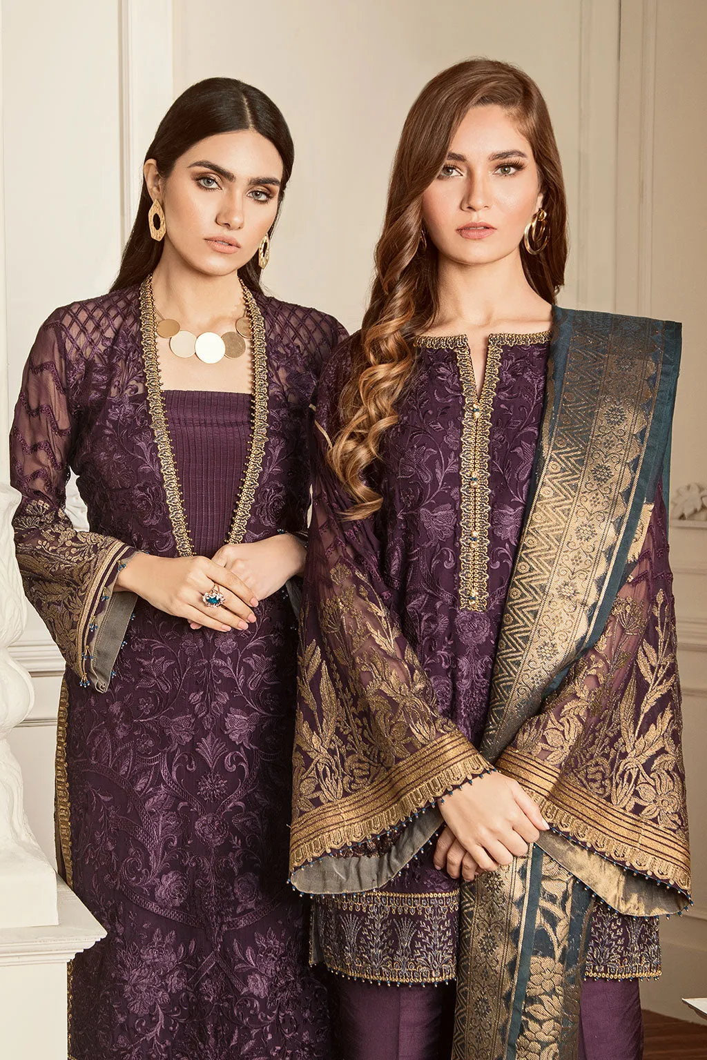 EMBROIDERED CHIFFON CH05-10 UNSTITCHED