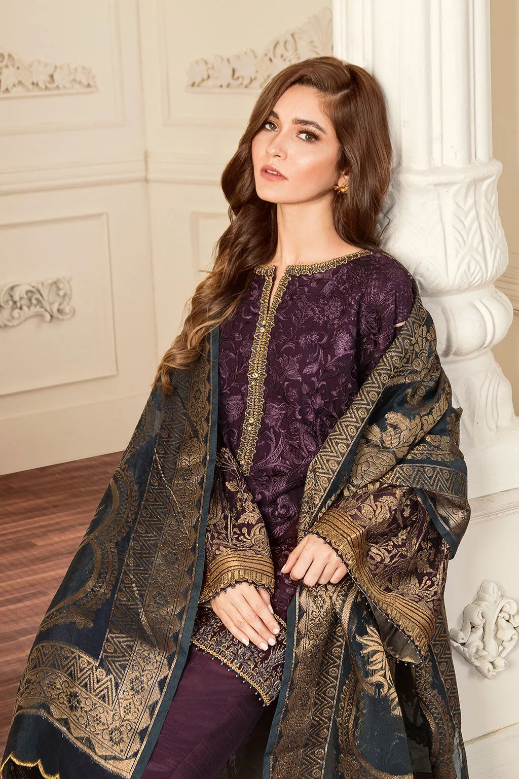 EMBROIDERED CHIFFON CH05-10 UNSTITCHED