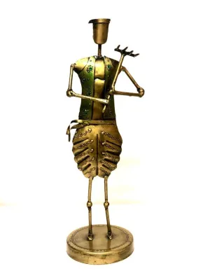 Farmer Man With Agricultural Tools Metal Classic Tamrapatra