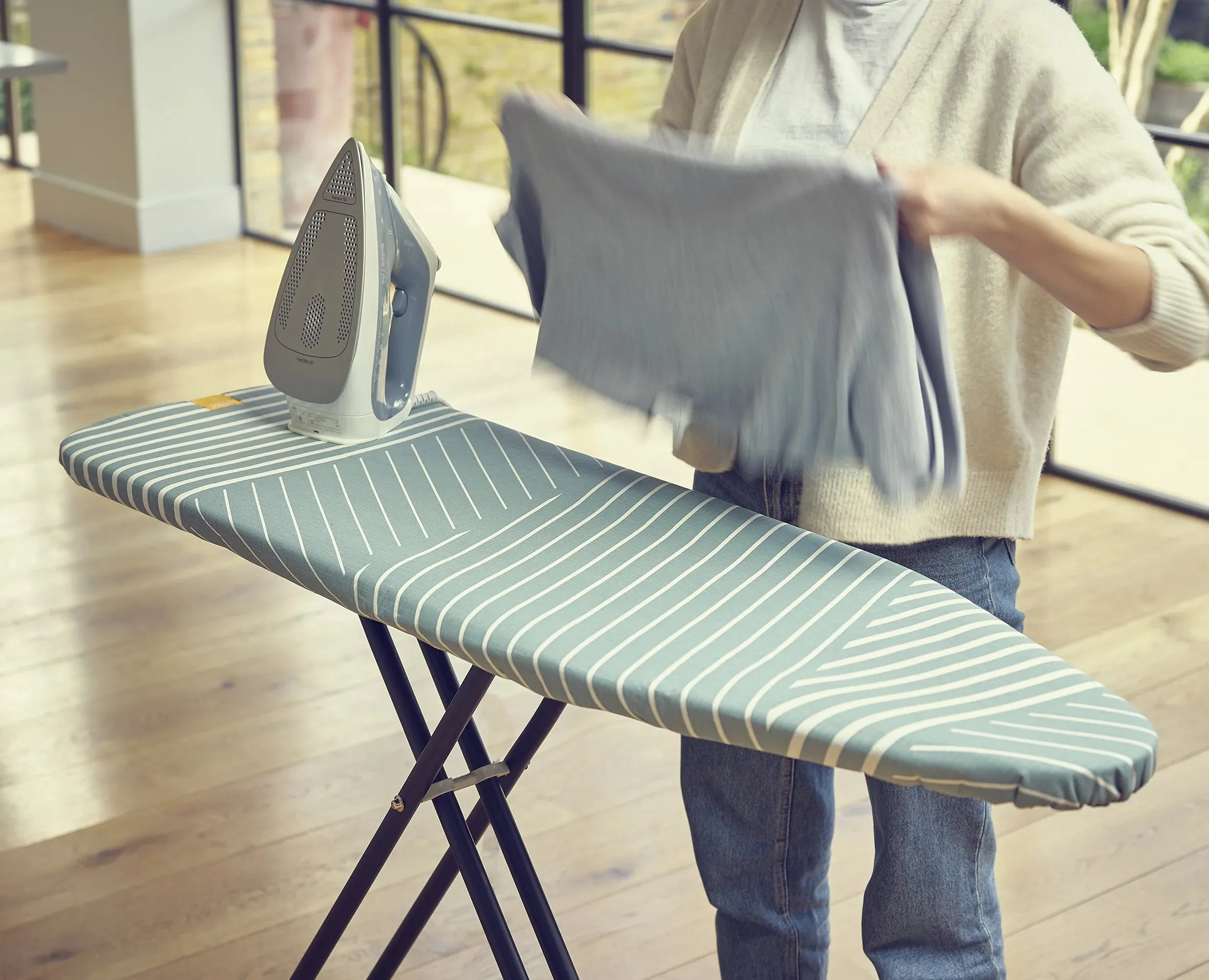 Flexa™ Grey Easy-fit Ironing Board Cover